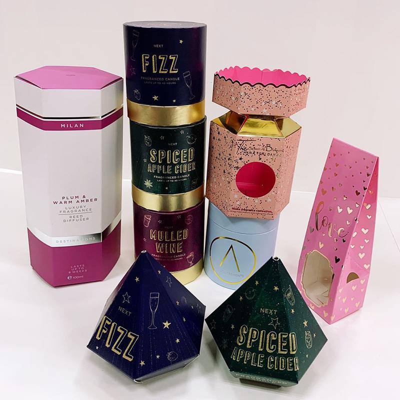 沙田化妆品包装盒、异形包装盒、异形礼盒、异形纸盒定制印刷